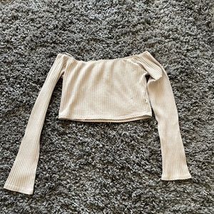 NYTT Long Sleeve Crop Top